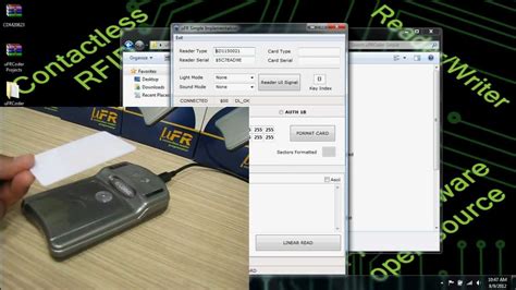 mifare card programming software download|rfid usb reader software download.